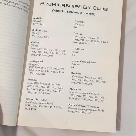 AFL Premiers Book Australia 2013 by Joe St John - Picture 6 of 10